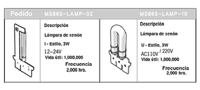 Opción de lámpara